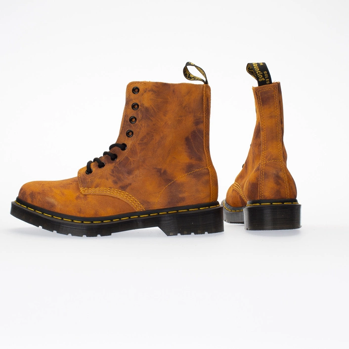 Dr. Martens boots 1460 Pascal Tie Dye suede orange 27962806