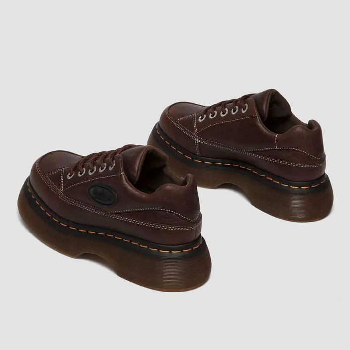 Dr. Martens women's shoes Buzz 5-Eye Grizzly dark brown 41129200