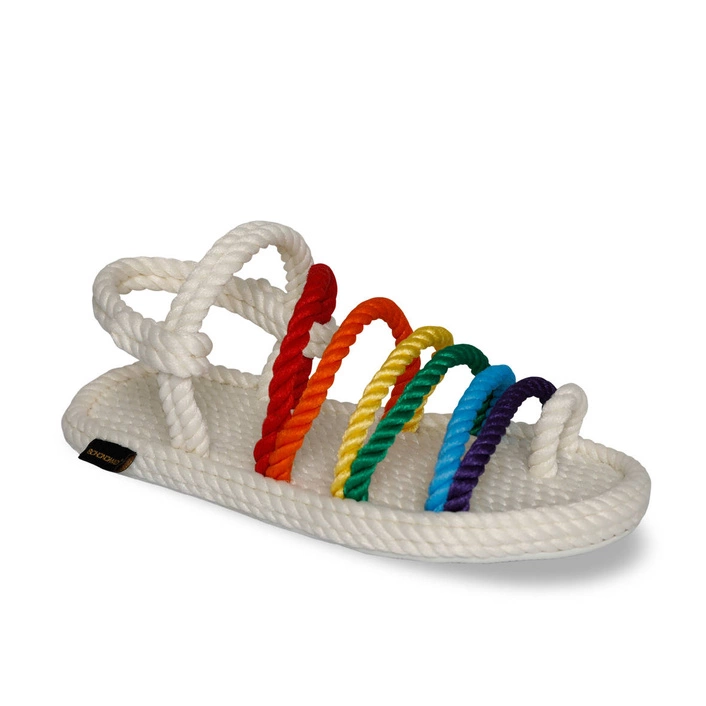 Bohonomad Havana Rope Sandal - White/Multi