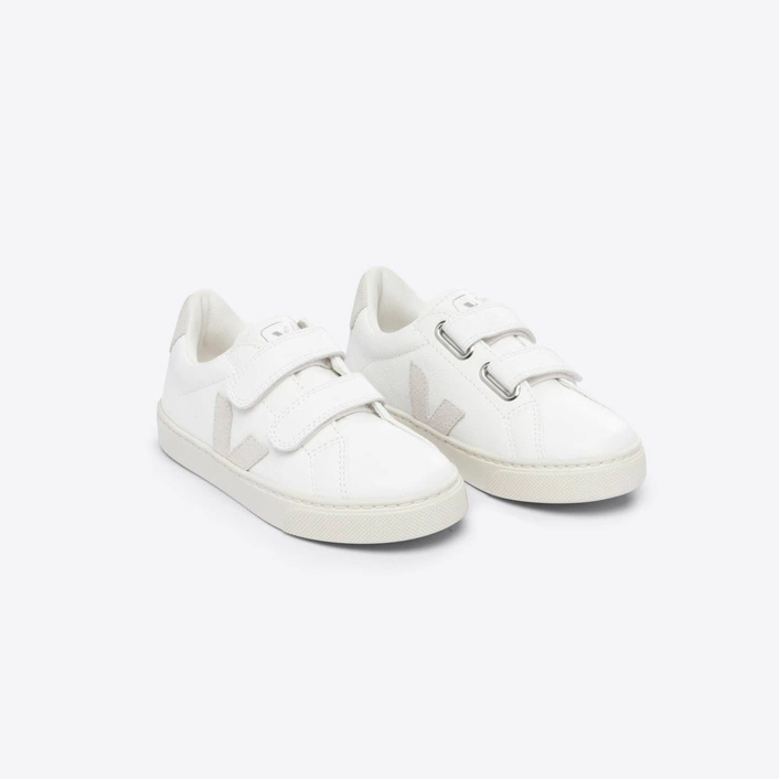 Veja Kids ESPLAR CHROMEFREE LEATHER WHITE NATURAL