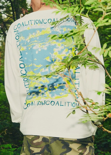 Coalition CLTN LG SLEEVE2 Men's Long Sleeve T-shirt – off white