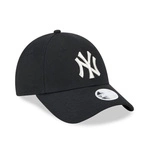New Era New York Yankees Womens Metallic Logo Black 9FORTY Adjustable Cap
