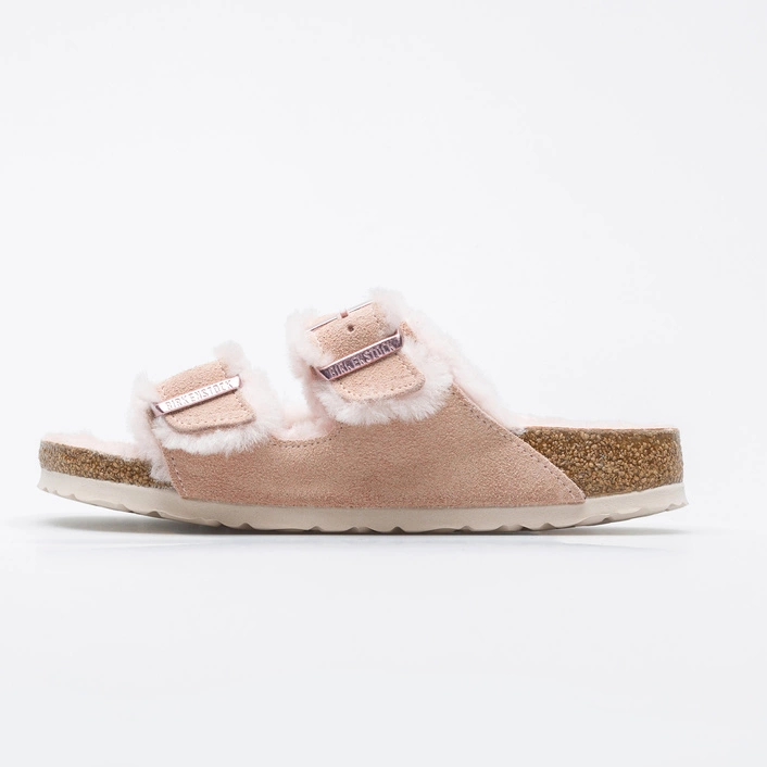 Birkenstock Women's Sandals Arizona Shearling VL Light Rose LAF