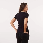 Levi's WMNS RIBBED BABY TEE MINERAL BLACK