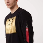 Alpha Industries LUNAR PLAQUE SWEATER BLACK