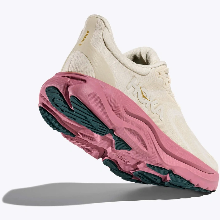 HOKA Arahi 8 Women's Running Shoes Alabaster / Lingonberry