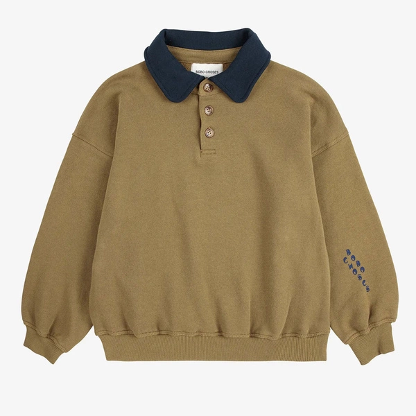 BOBO CHOSES WOVEN BUTTONNED KHAKI 