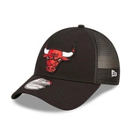 New Era Chicago Bulls Home Field Black 9FORTY A-Frame Trucker Cap