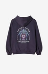 Kaotiko Trust Your Intuition Dark Lilac Washed Sweatshirt