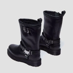 Dr. Martens Biker Boots Anistone Hi Wanama Black 32199001