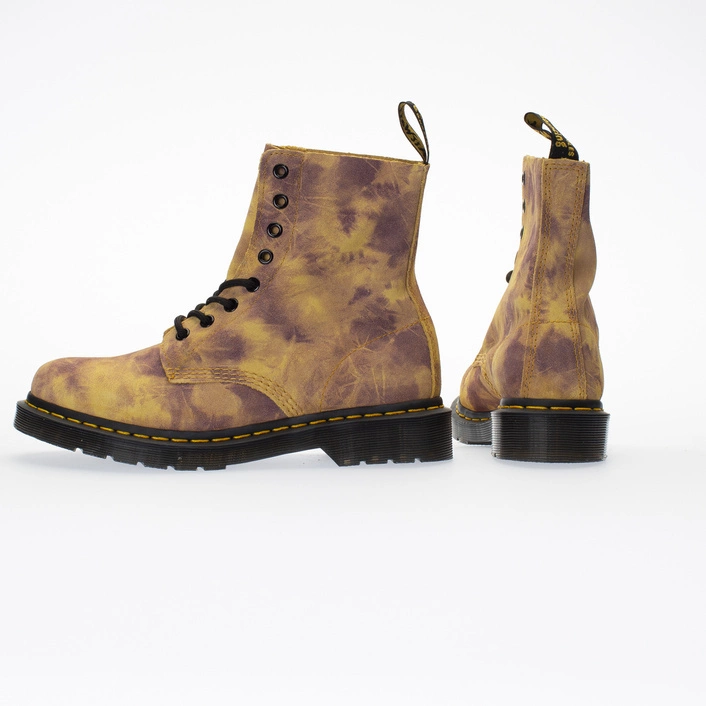 Dr. Martens boots 1460 Pascal Tie Dye suede yellow 27962745