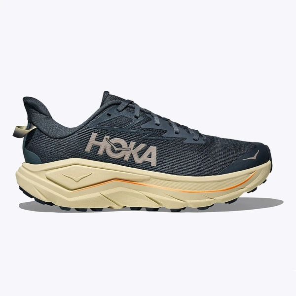 HOKA Challenger 8 Men's Trail Running Shoes Faded Navy / Pampass Grass