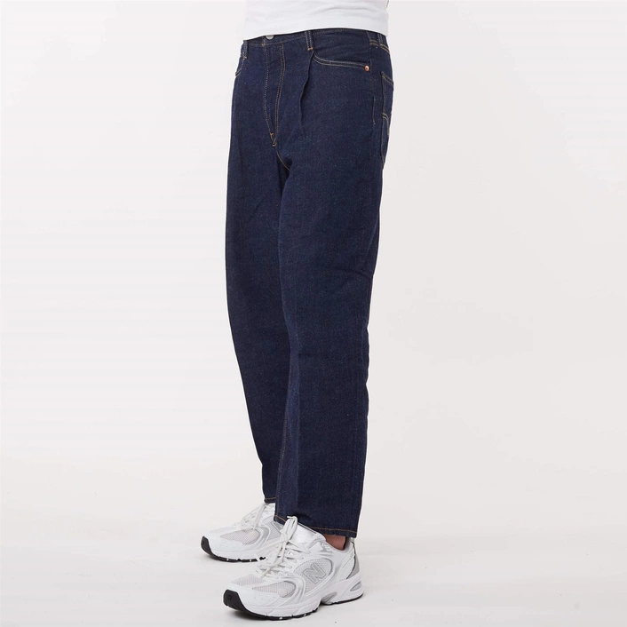 Levi's STAY LOOSE PLEATED CROP JEANS DEEP INDIGO