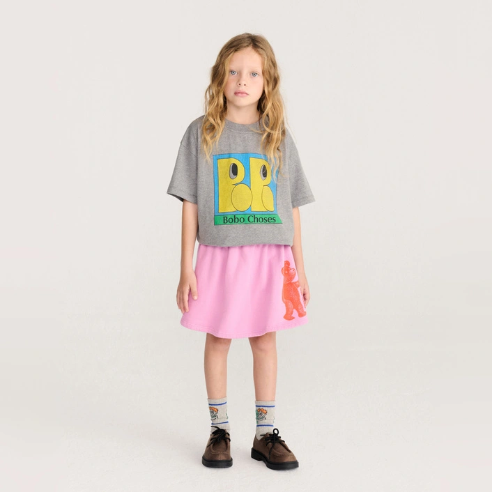 BOBO CHOSES Softpaw Monster fleece skirt