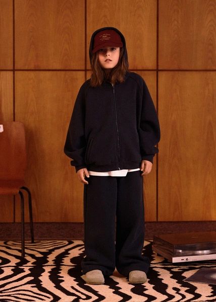 Coalition CLTN K ZIP Kids' full-zip hoodie – dark navy