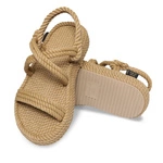 Bohonomad Bahamas Platform Rope Sandal - Beige