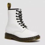 Dr. Martens women's boots 1460 Patent Lamper patent leather white 11821104