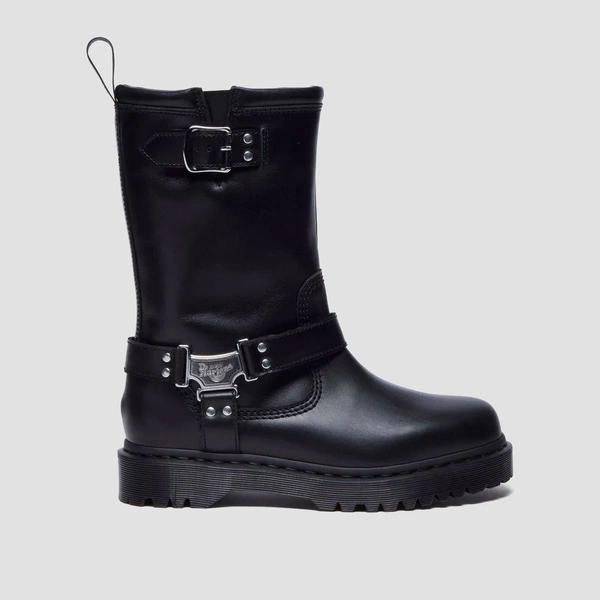 Dr. Martens Biker Boots Anistone Hi Wanama Black 32199001