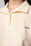Kaotiko POLO M. M/C TOWEL STRIPE