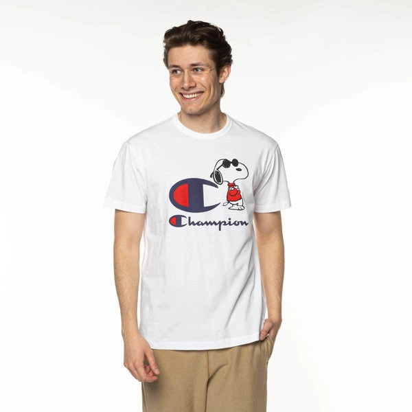 Champion x PEANUTS Crewneck T-Shirt WHITE