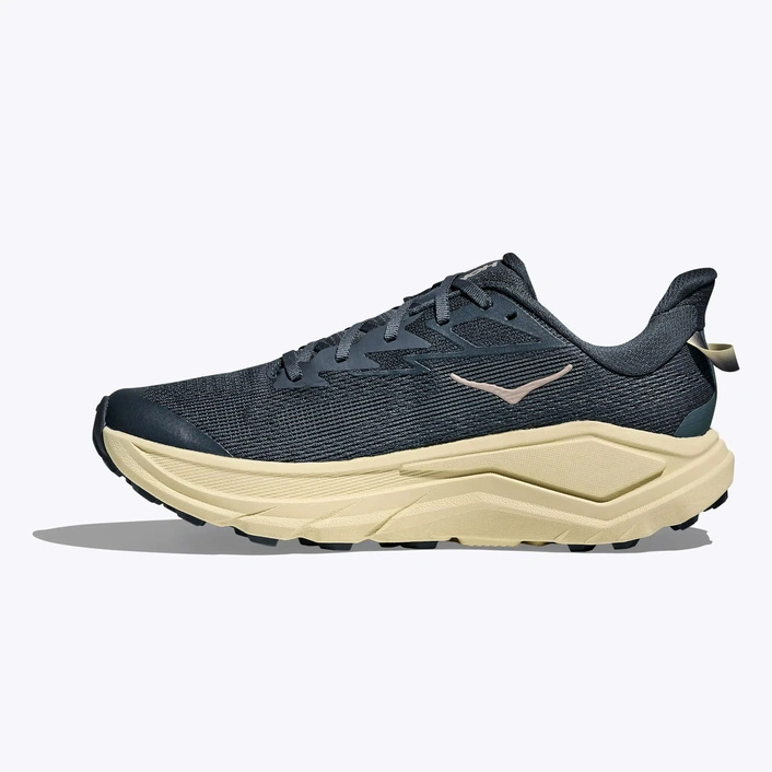 HOKA Challenger 8 Men's Trail Running Shoes Faded Navy / Pampass Grass
