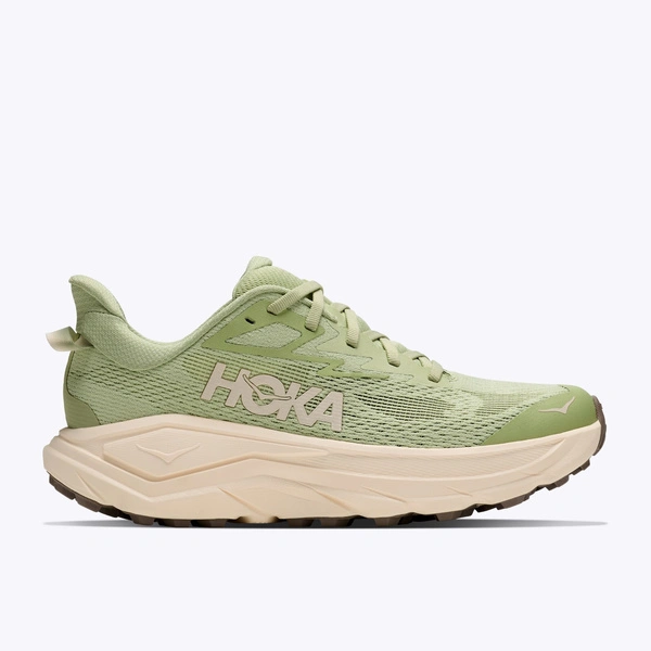 HOKA Challenger 8 Women's Trail Running Shoes Morning Dew/Alabaster