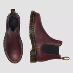 Dr. Martens fur-lined Chelsea boots 2976 Grizzly cherry red 31874600