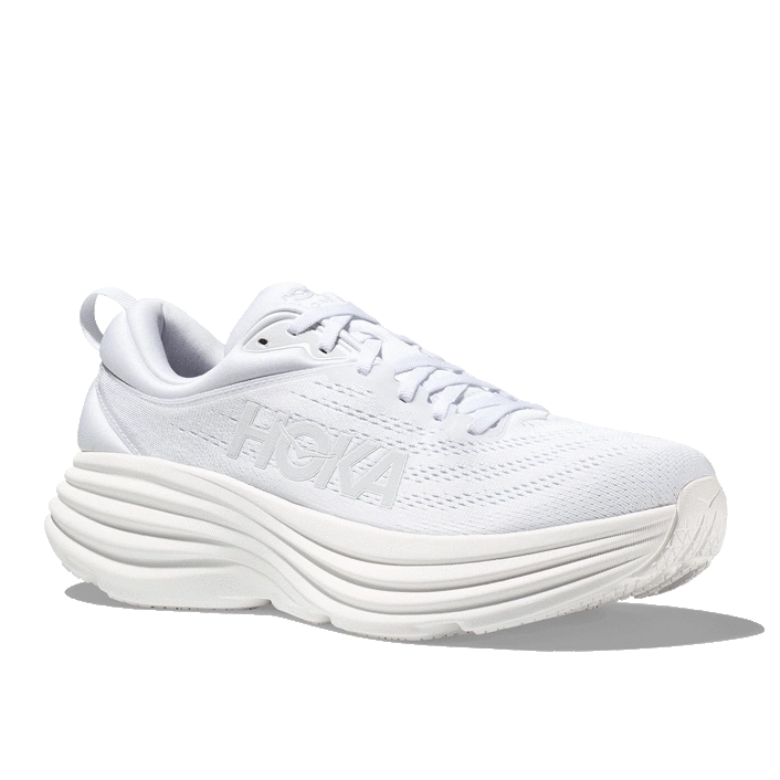 HOKA Bondi 8 Men's Running Shoes White / White