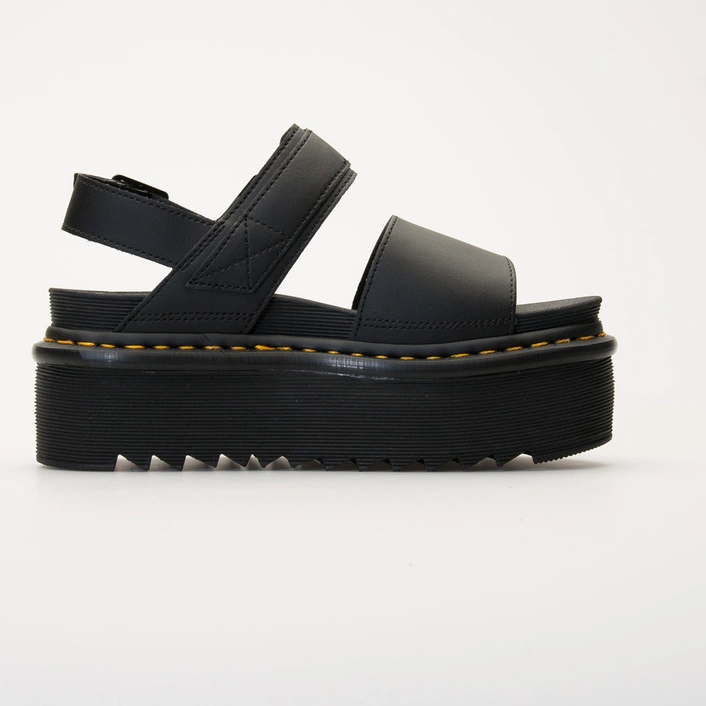 Dr. Martens Platform Sandals Voss Quad Women's Black 26725001