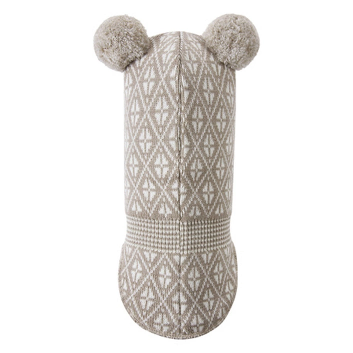 Reima kids' wool balaclava Kuuraan beige 5300214B