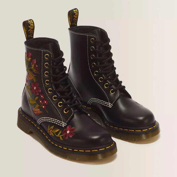 Dr. Martens women's boots 1460 Pascal Floral Wanama black 43273001