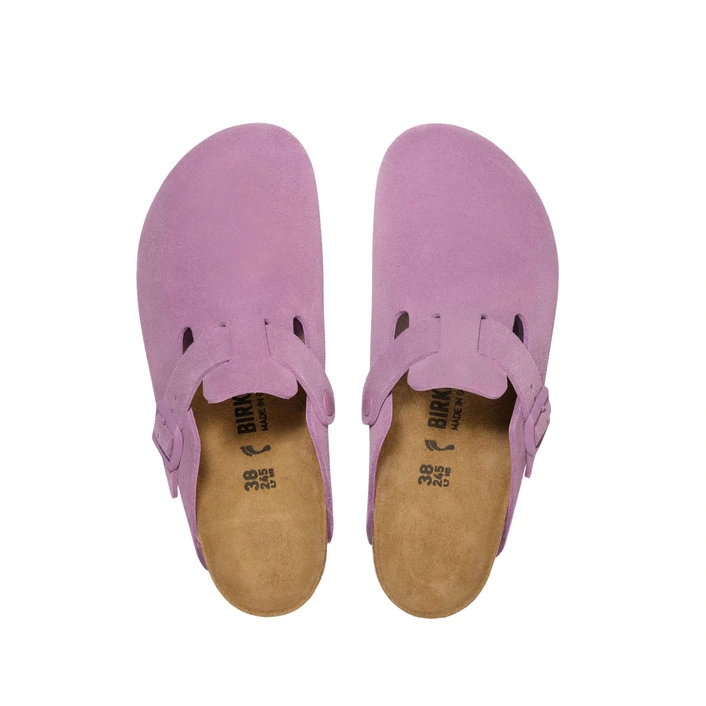 Birkenstock Boston Suede Leather Mauve 1030626 (Regular)