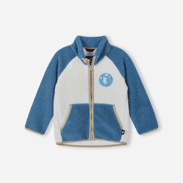 Reima kids' fleece jacket Moomin Kramgo blue-cream 5200079E