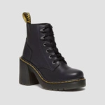 Dr. Martens Jesy Sendal Leather Lace Up Flared Heel Boots 27613001