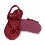 Bohonomad Hawaii Rope Sandal - Claret Red