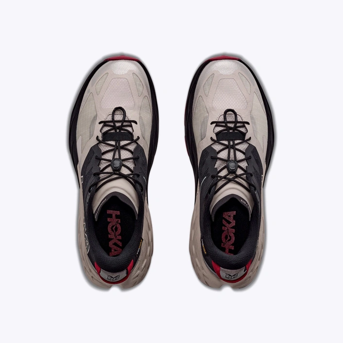 HOKA Speedgoat 7 GORE-TEX Men's Trail Running Shoes Black/River Rock Grey