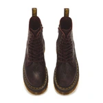 Dr. Martens women's platform boots Jadon Floral Emboss Crazy Horse cherry red 43558600