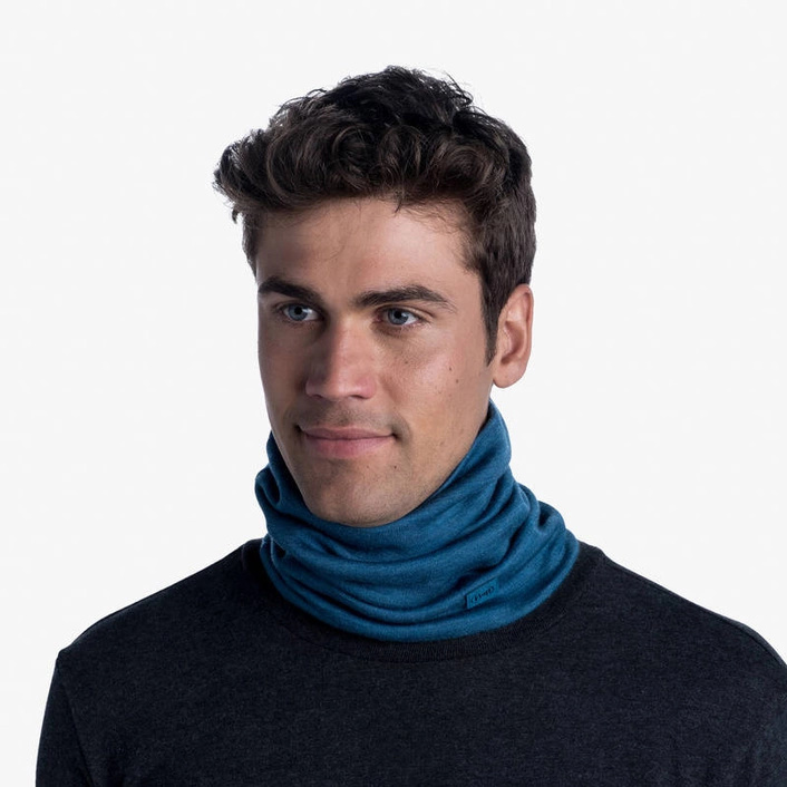 Buff Neck Warmer Heavyweight SOLID DUSTY BLUE