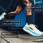 HOKA Clifton 11 Women's Running Shoes Frost/Neon Yuzu