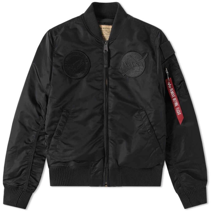 Alpha Industries MA-1 VF NASA ALL BLACK