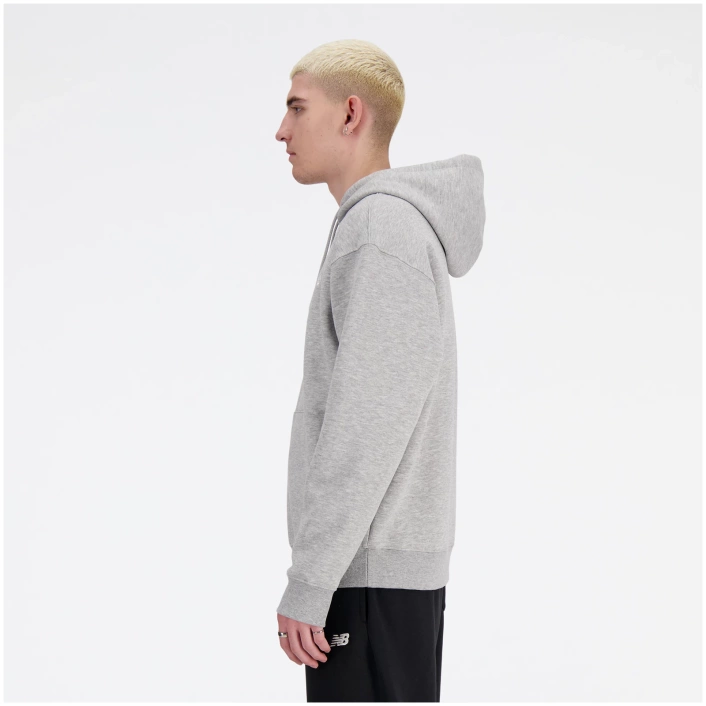 New Balance Men's Small Logo Hoodie MT41508AG Grey