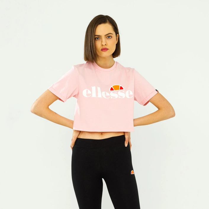 Ellesse Women's ALBERTA CROP TEE Light Pink