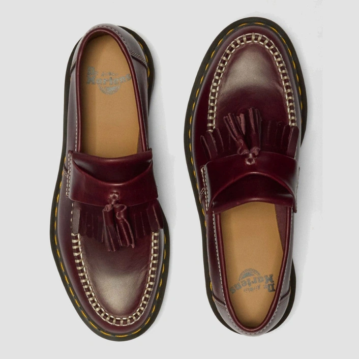 Dr. Martens Tassel Loafers Adrian Ben Orleans Cherry Red 42849600