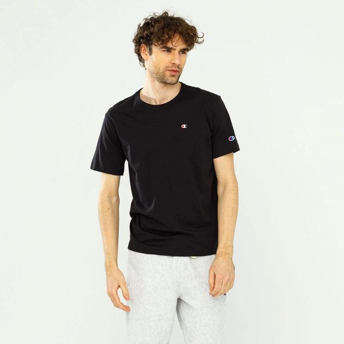 Champion Reverse Weave CREWNECK T-SHIRT BLACK