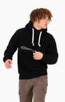 Champion HALF ZIP-UP POLAR FLEECE HOODIE BLACK