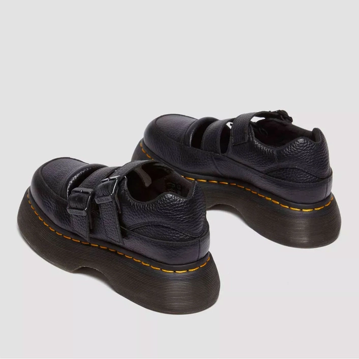 Dr. Martens Mary Jane Shoes Buzz Milled Nappa Women's Black 41061001