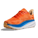 Hoka MEN'S CLIFTON 9 VIBRANT ORANGE/IMPALA