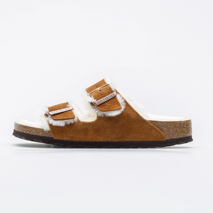 Birkenstock Women's Sandals Arizona VL Sheepskin Mink