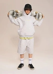 Coalition CLTN K HOODIE Kids' hoodie – light grey marl