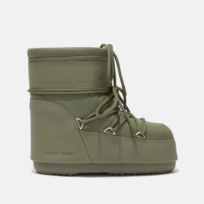 MOON BOOT ICON LOW KHAKI RUBBER